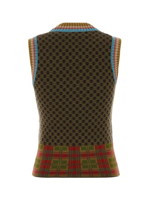 Gilet Temi in misto lana DRIES VAN NOTEN | 262-011235-4762610 FOREST